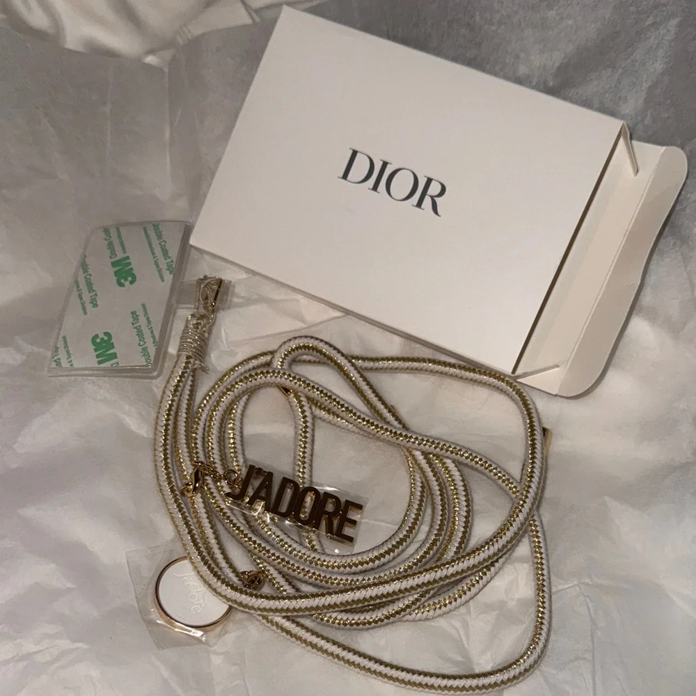 Dior J’adore phone strap